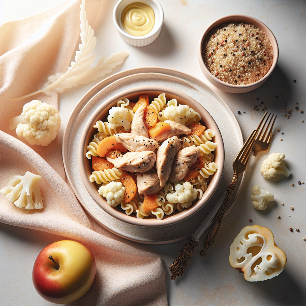 Chicken Quinoa Cauliflower Pasta