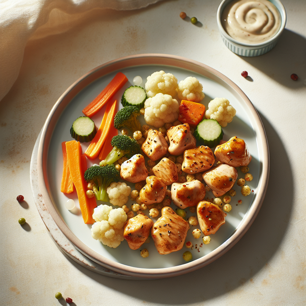 Chicken Quinoa Cauliflower Veggie Bites