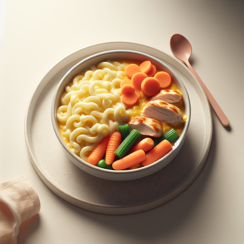 Chicken Rice Noodle Carrot Purée