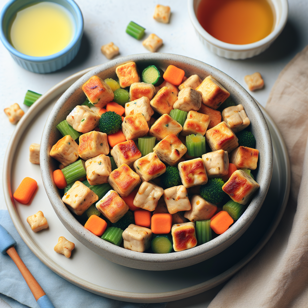 Chicken Veggie Grain Cubes