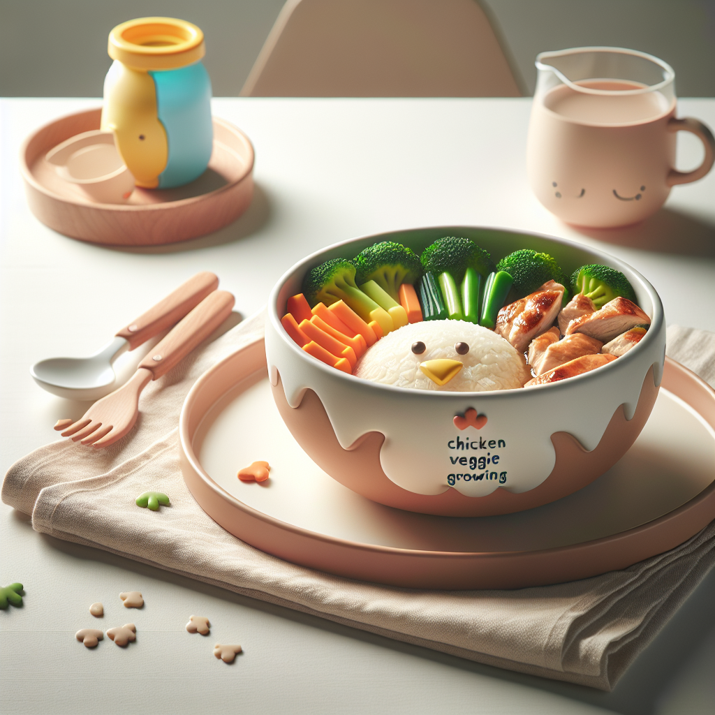 Chicken Veggie Growing Bowl