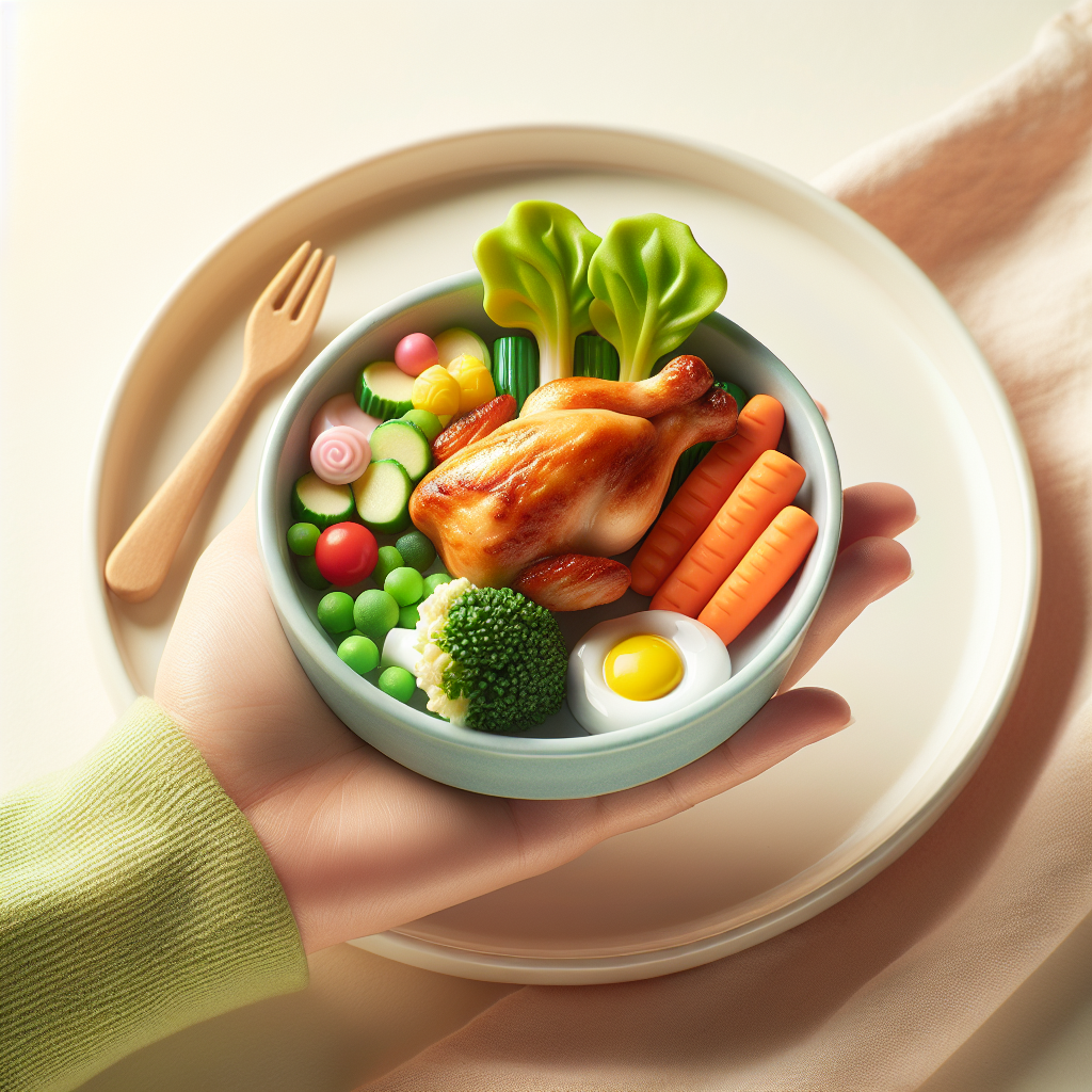 Chicken Veggie Growing Plate