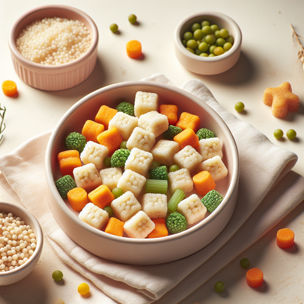 Chicken Veggie Millet Cubes