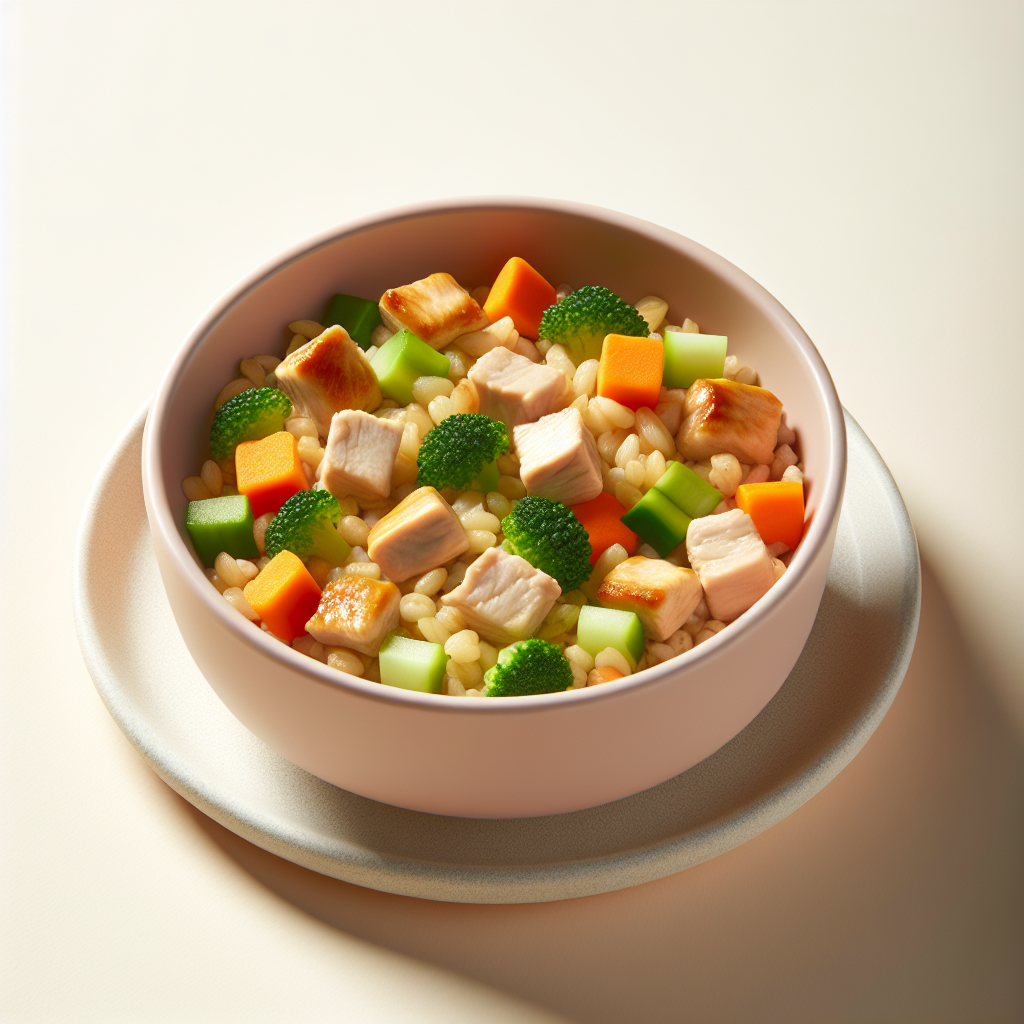 Chicken Veggie Mixed Grain Cubes