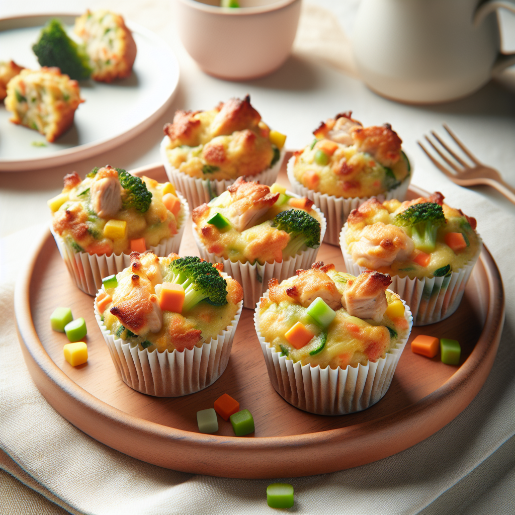 Chicken Veggie Muffins