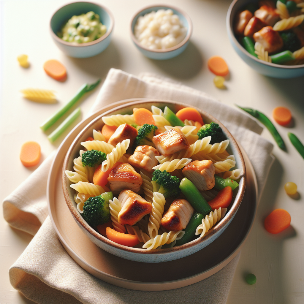 Chicken Veggie Pasta Bites