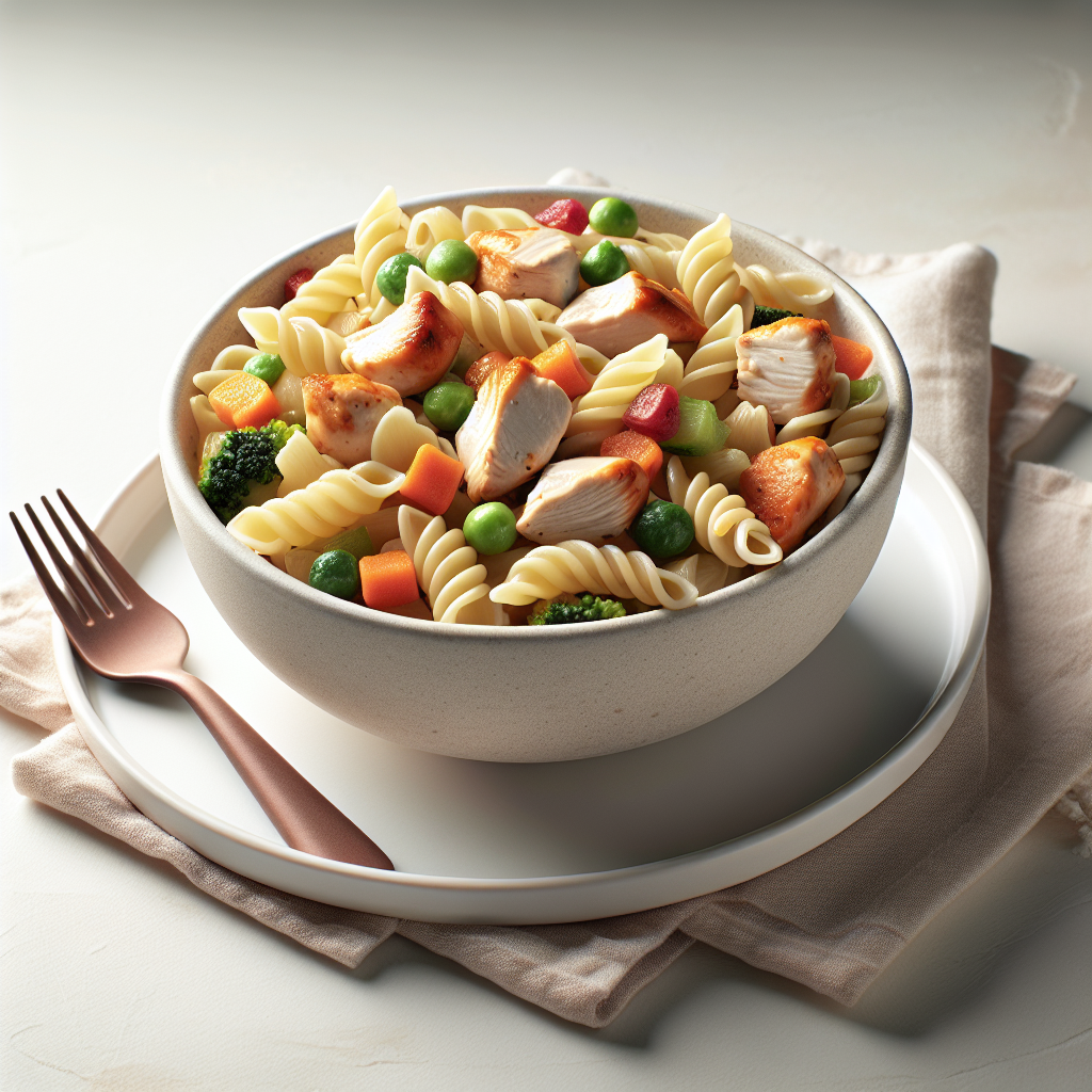 Chicken Veggie Pasta Shells