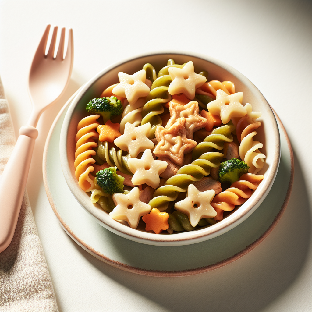 Chicken Veggie Pasta Stars