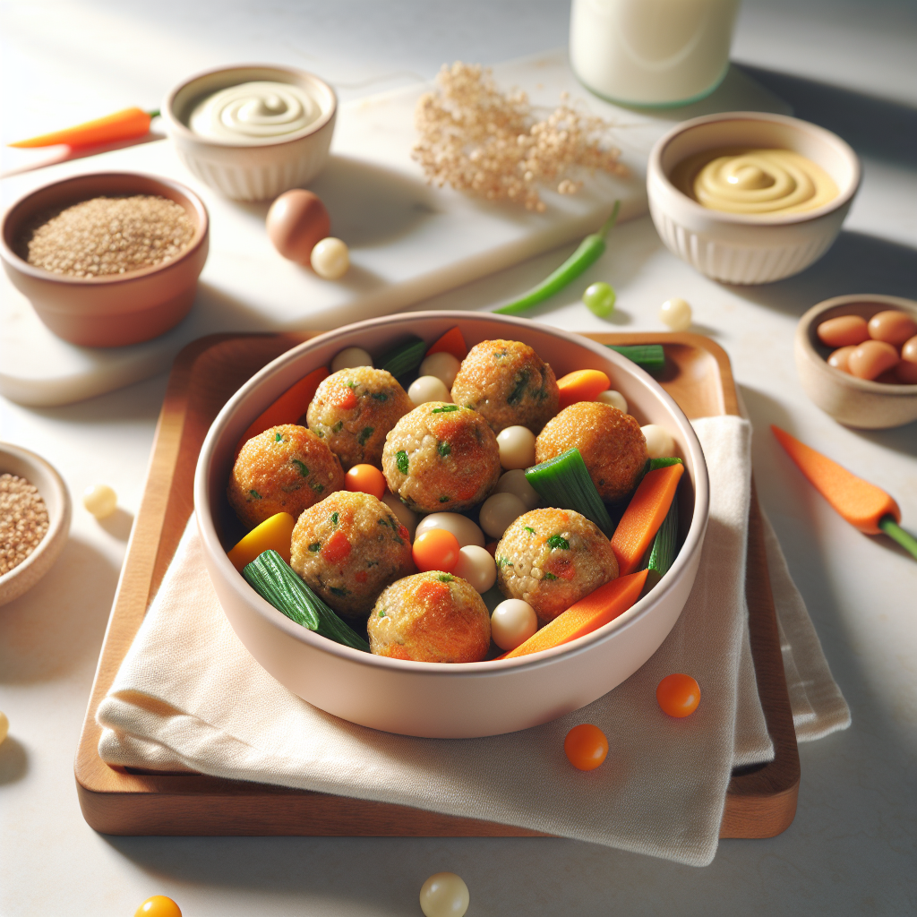 Chicken Veggie Quinoa Balls