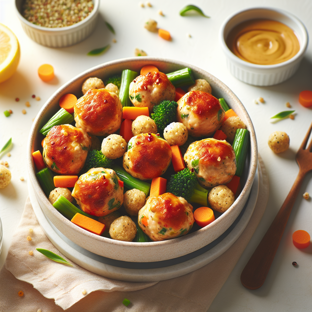 Chicken Veggie Quinoa Balls