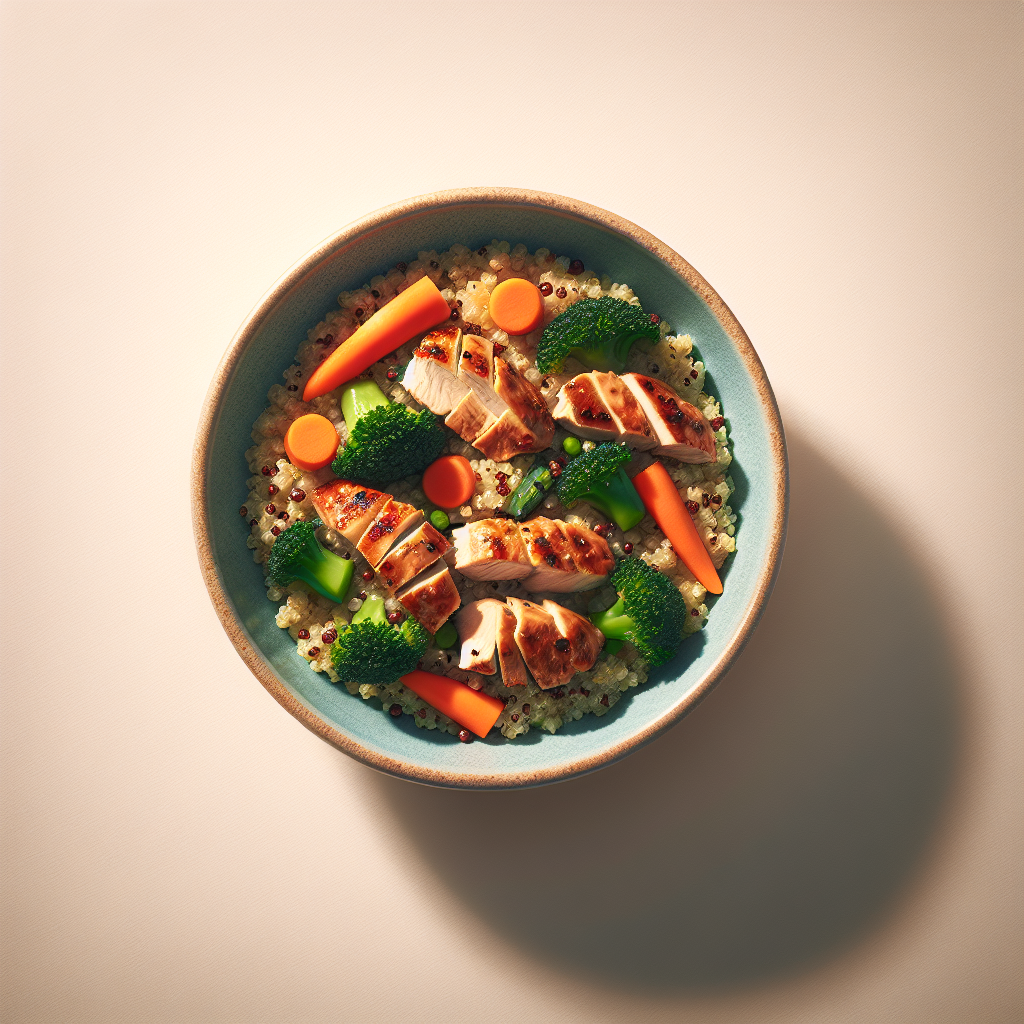 Chicken Veggie Quinoa Bowl