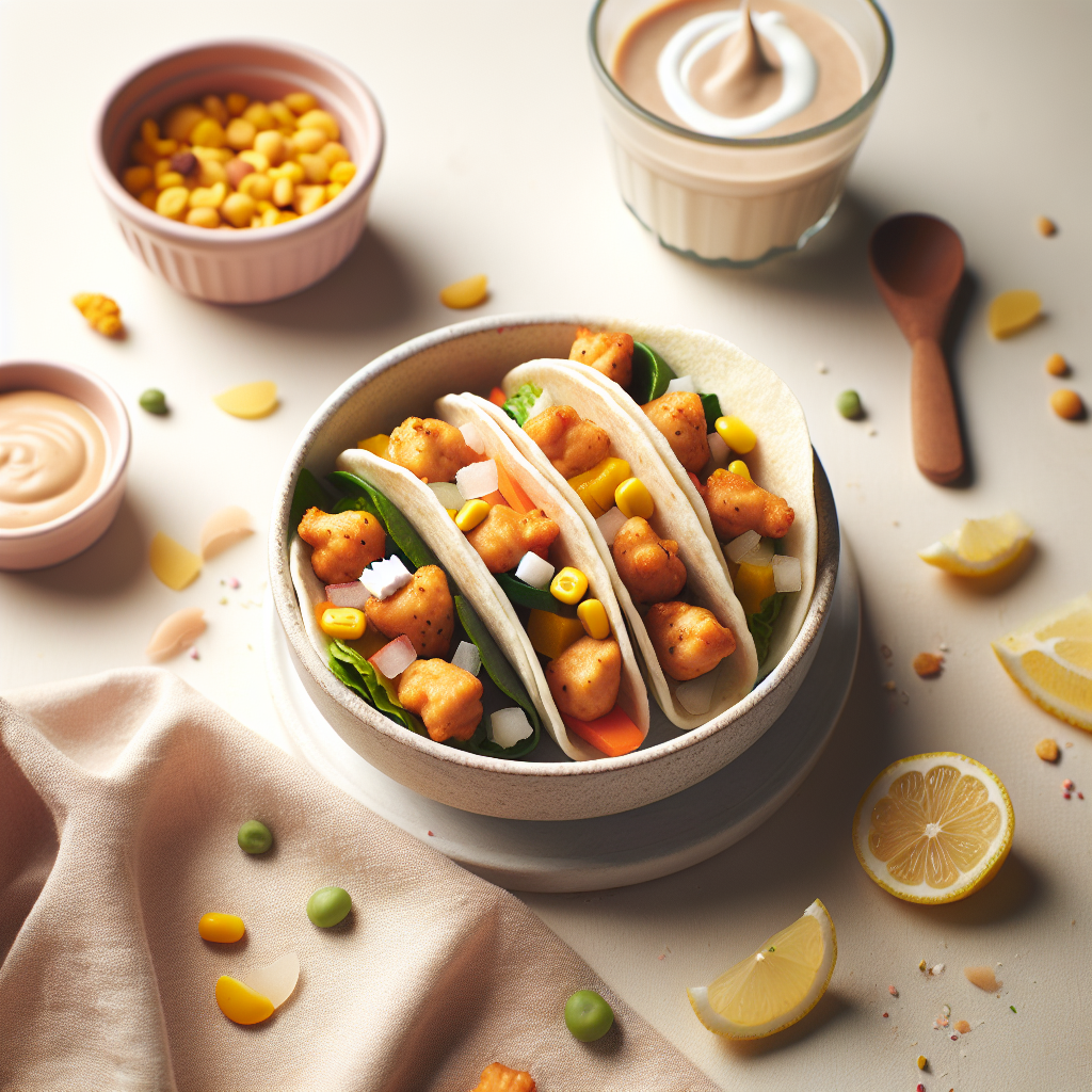 Chicken Veggie Soft Tacos