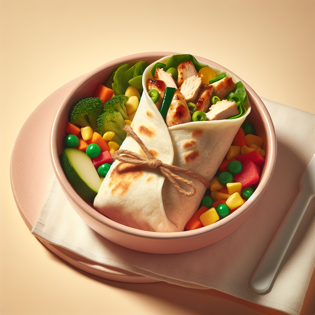 Chicken Veggie Veggie Burrito