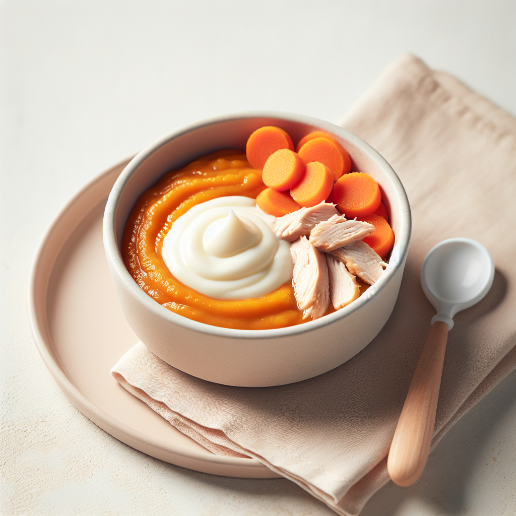 Chicken Yogurt Carrot Purée