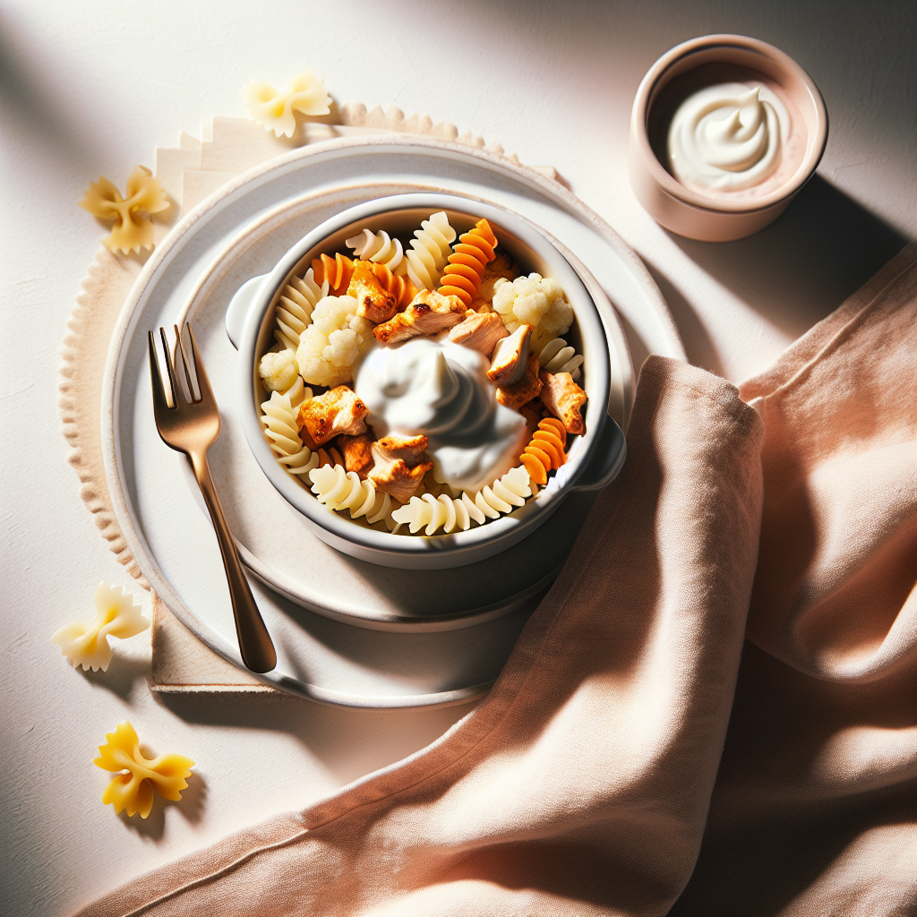 Chicken Yogurt Cauliflower Pasta