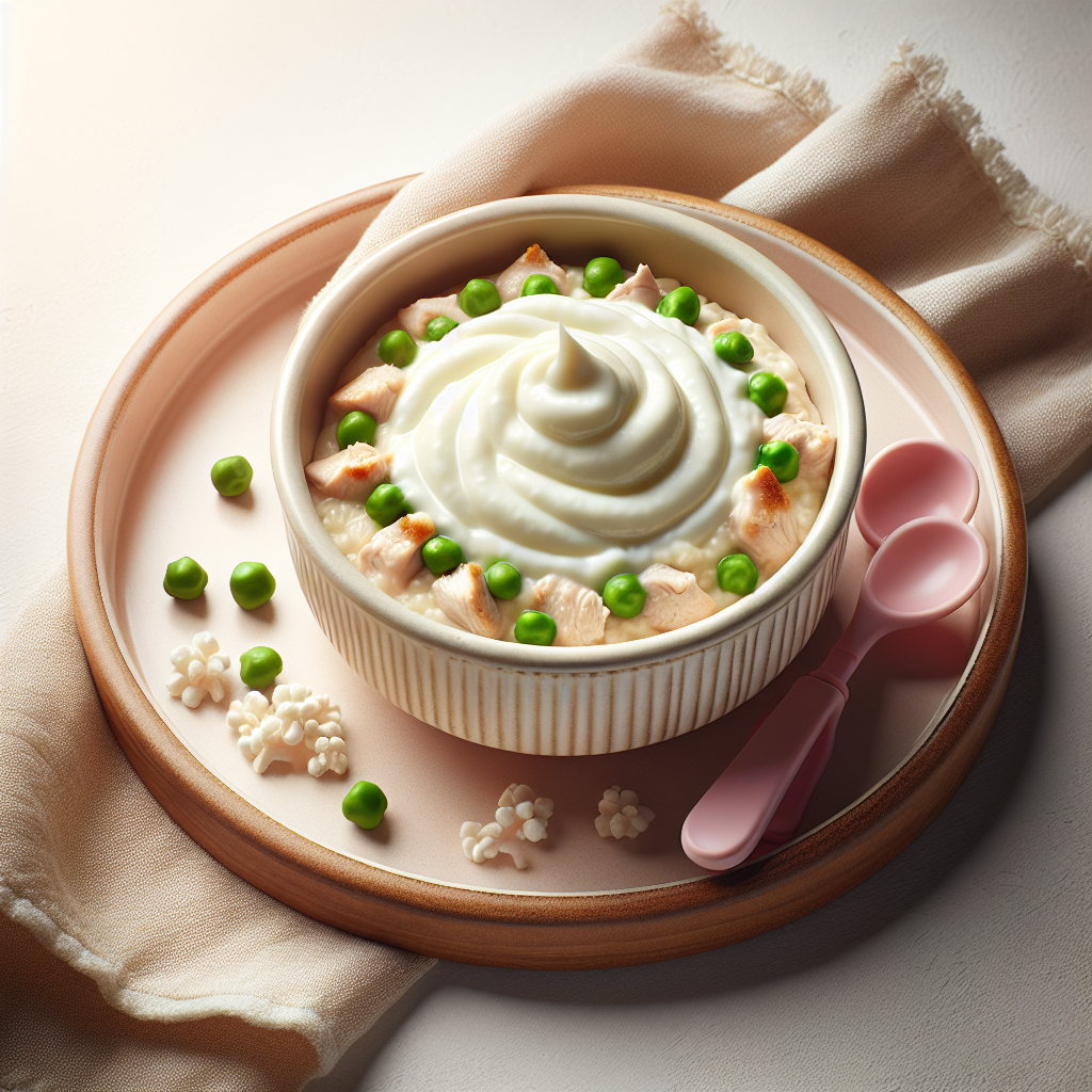 Chicken Yogurt Pea Mash