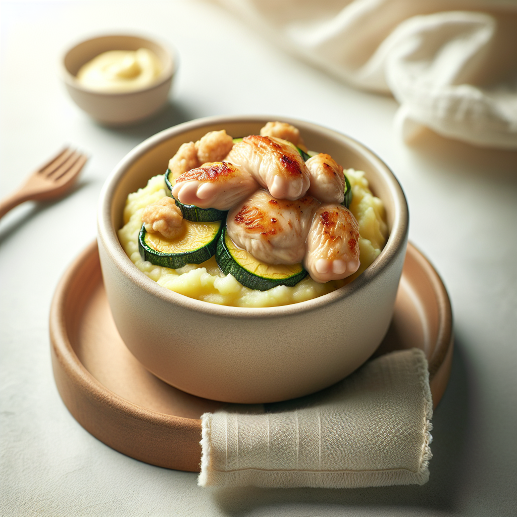Chicken Zucchini Potato Mash