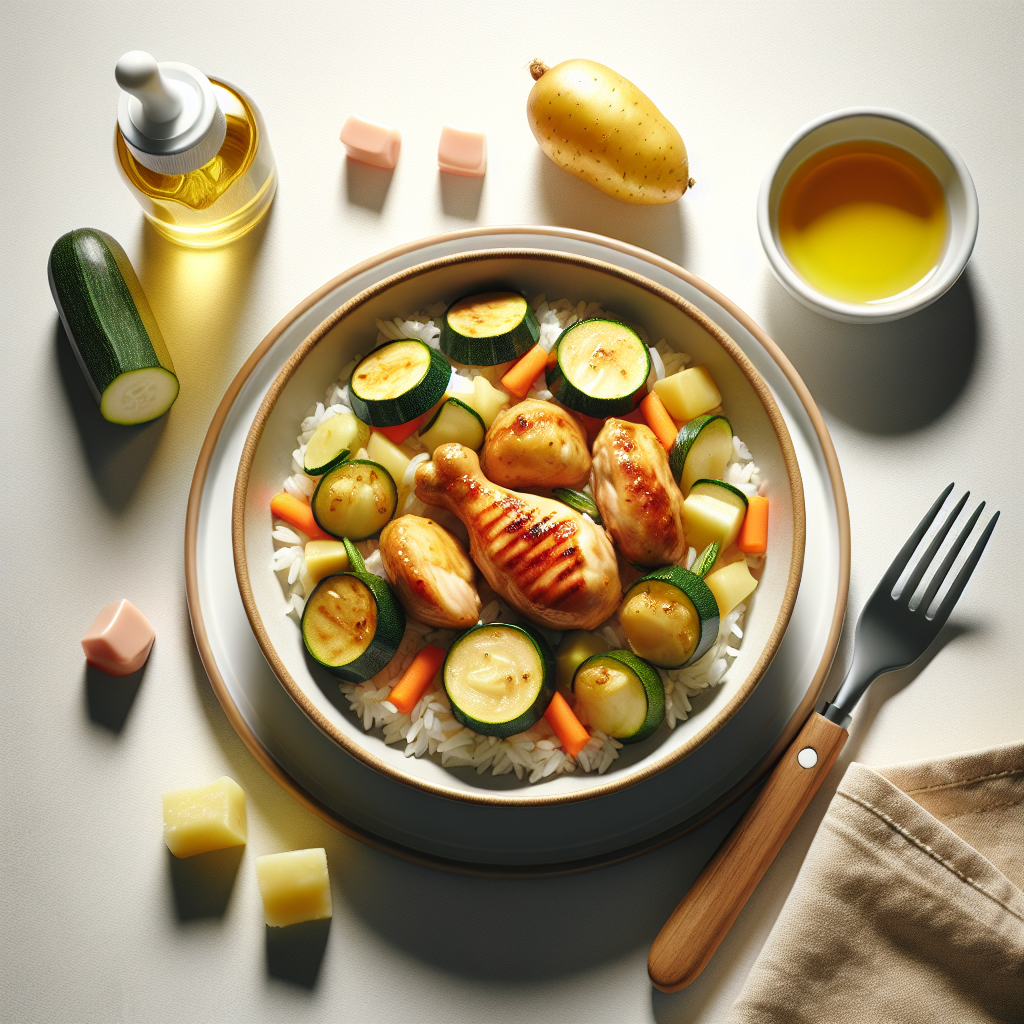 Chicken Zucchini Potato Veggie Rice