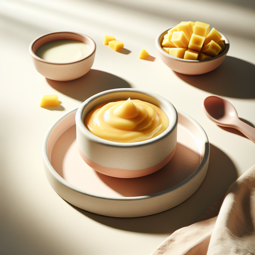 Mango Banana Yogurt Purée