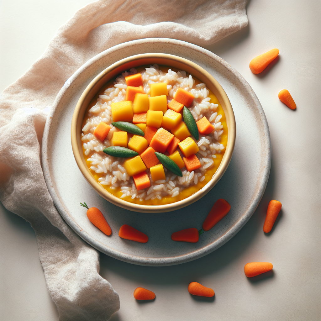 Mango Carrot Rice Mash