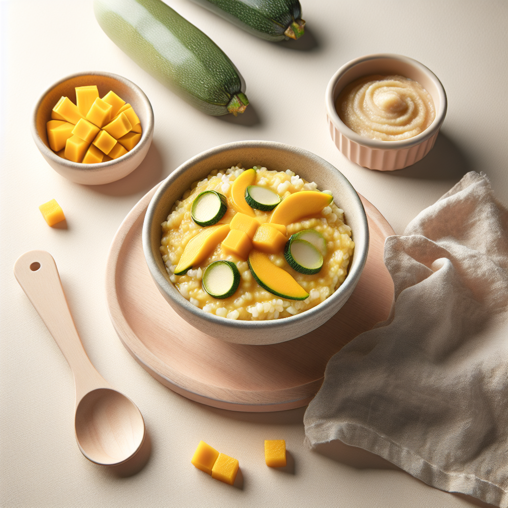Mango Zucchini Rice Mash