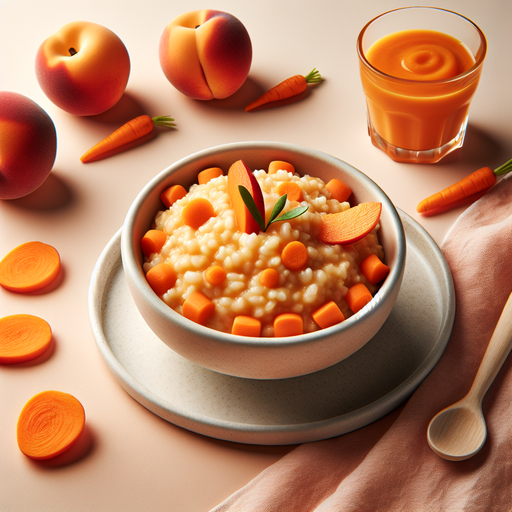 Peach Carrot Rice Mash