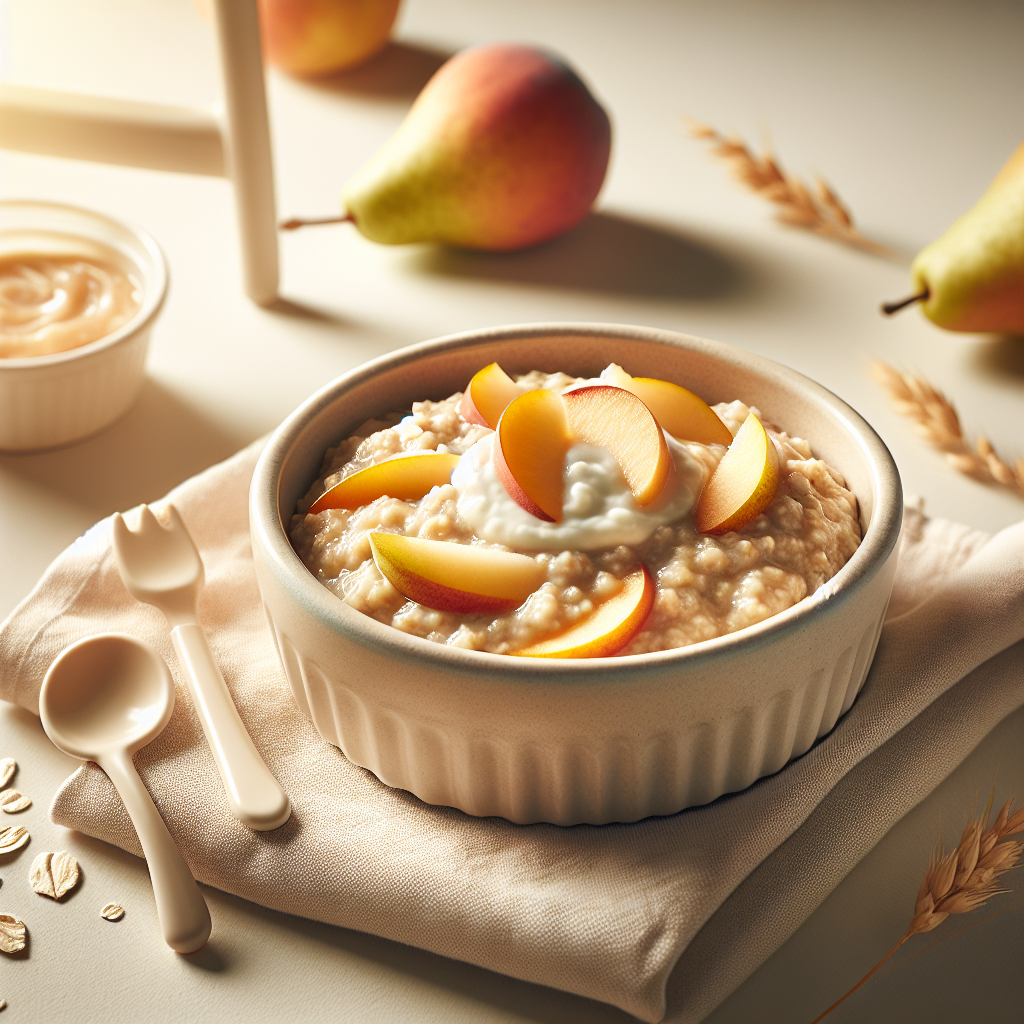 Peach Pear Oat Mash