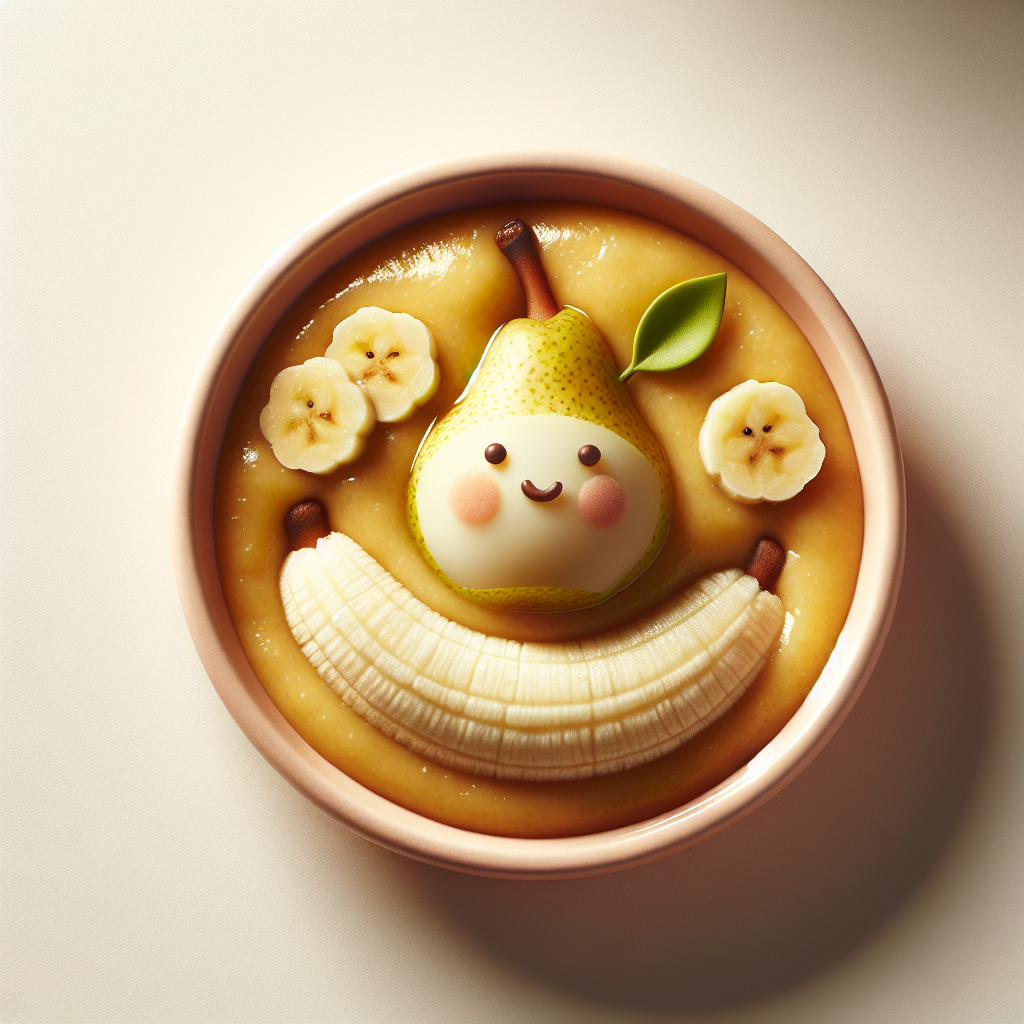 Pear Banana Purée