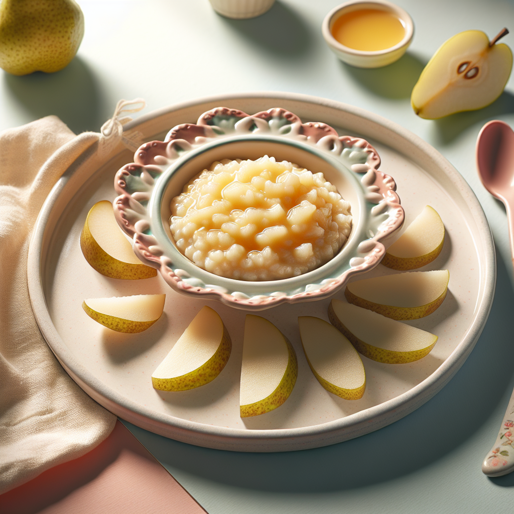 Pear Rice Purée