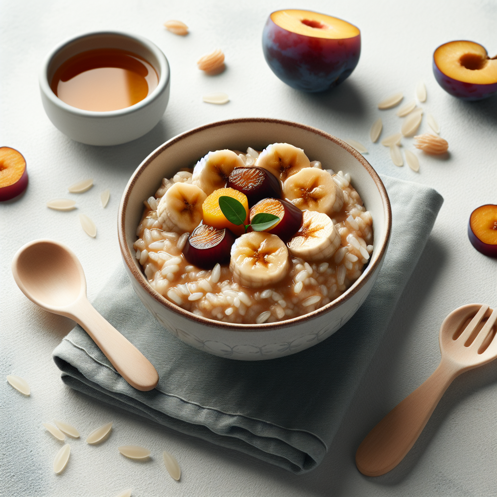 Plum Banana Rice Mash