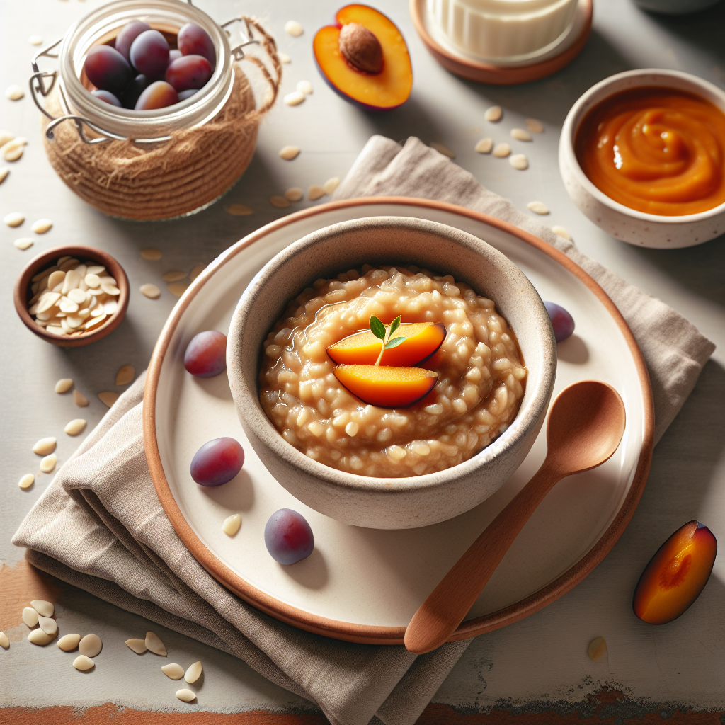 Plum Lentil Rice Purée