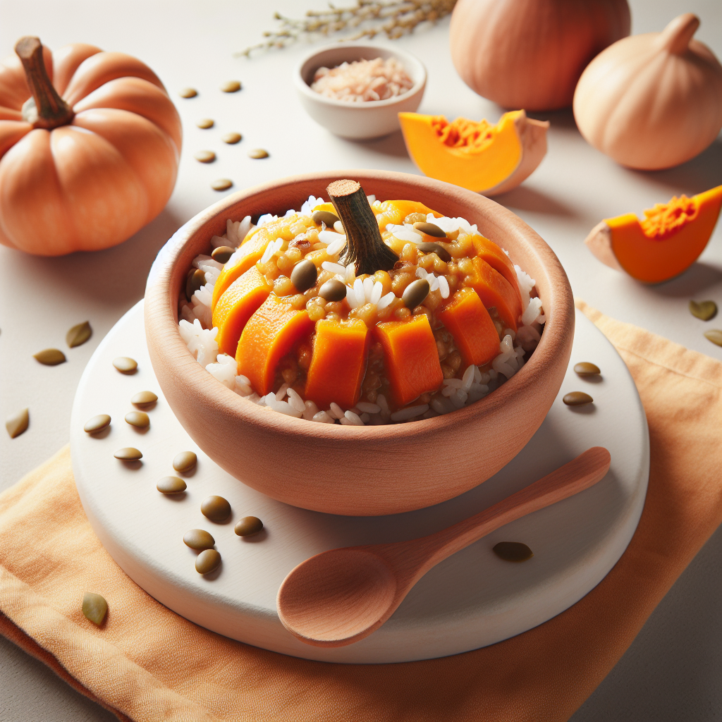 Pumpkin Lentil Rice Mash