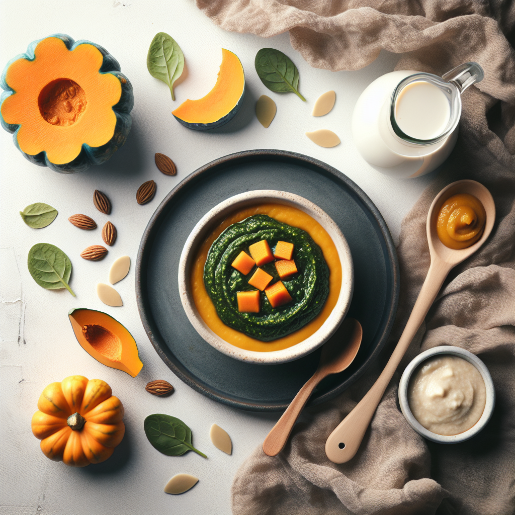 Pumpkin Spinach Purée