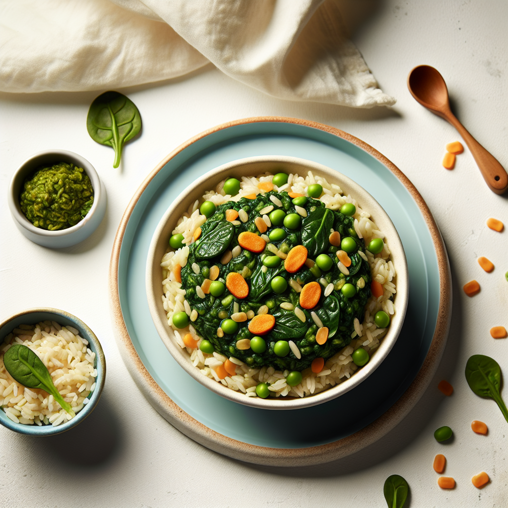 Spinach Lentil Rice