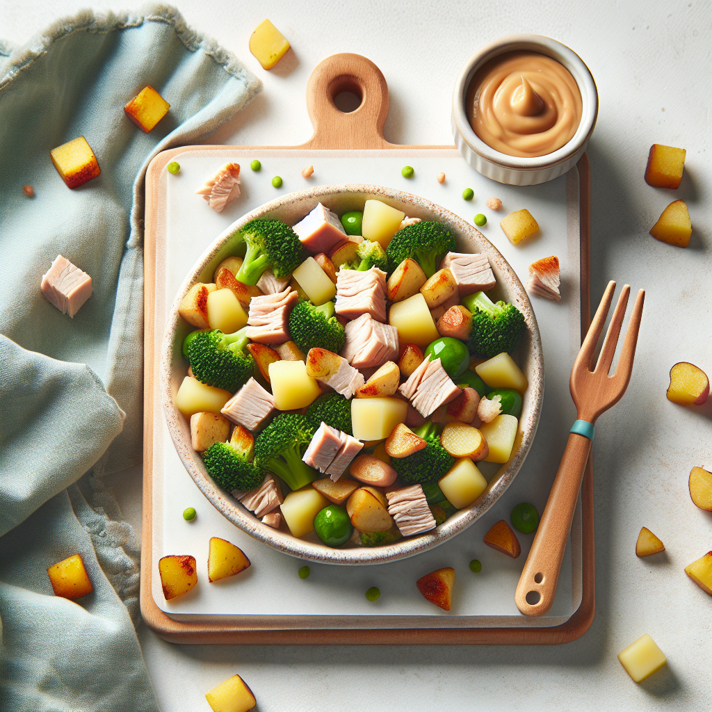 Turkey Broccoli Potato Veggie Cubes