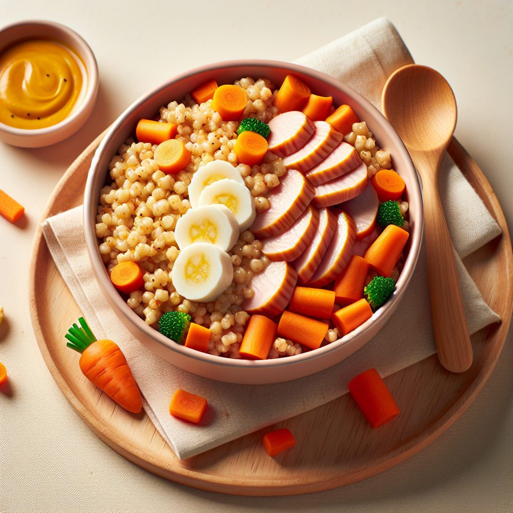 Turkey Bulgur Carrot Bowl