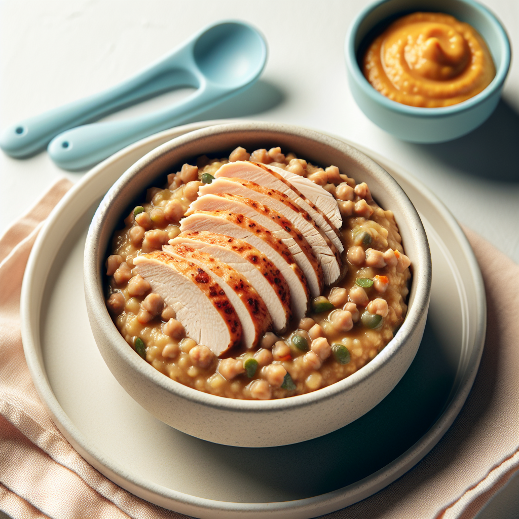 Turkey Couscous Lentil Purée