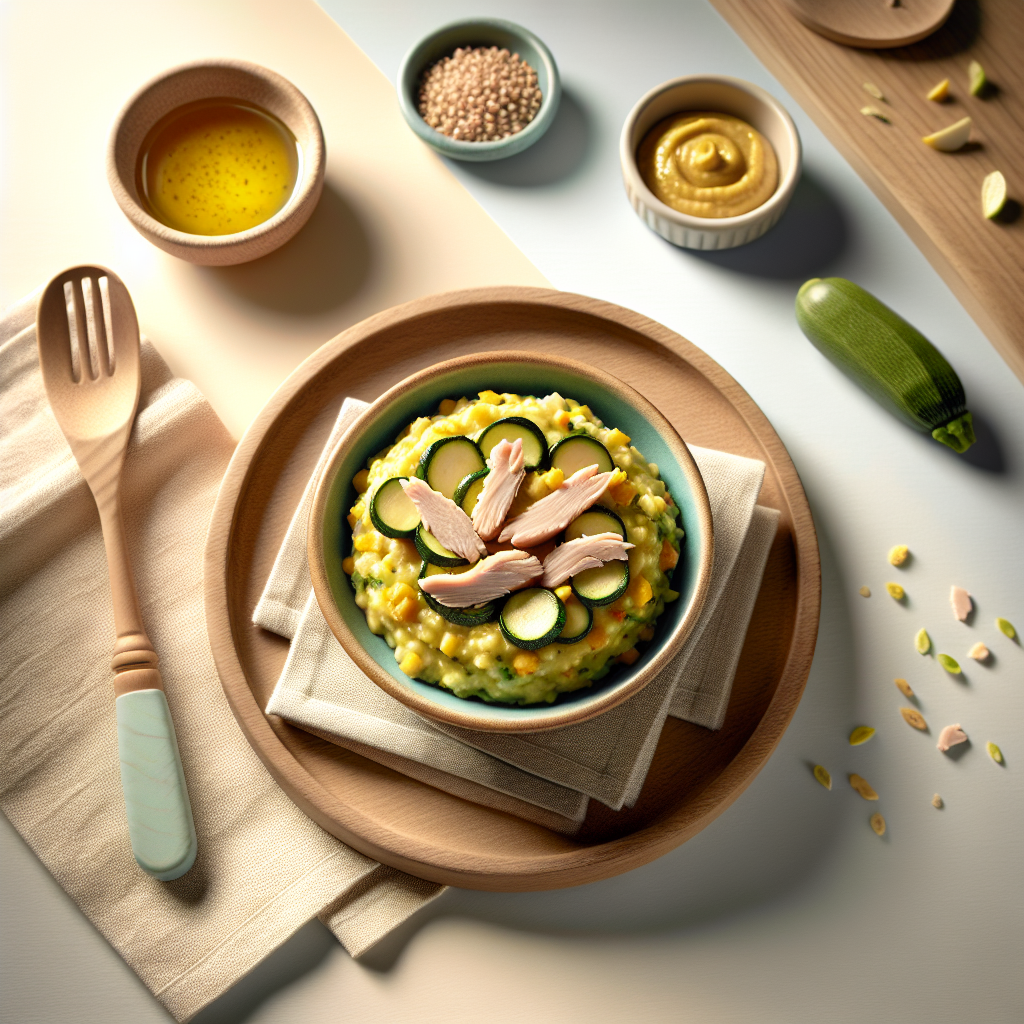 Turkey Millet Zucchini Mash