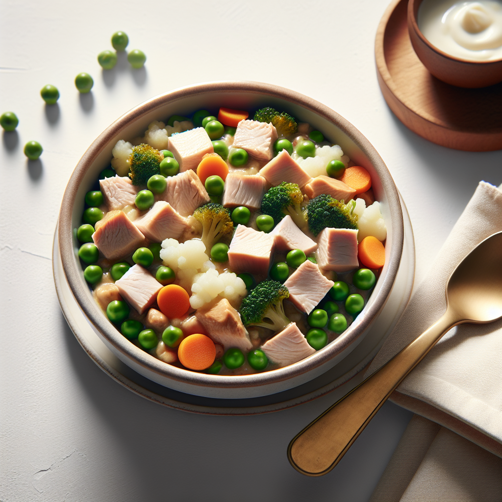 Turkey Pea Veggie Bake