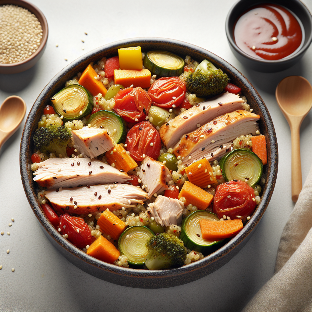 Turkey Quinoa Veggie Bake