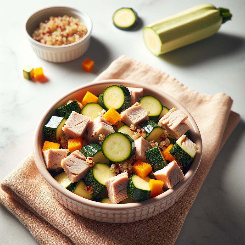 Turkey Quinoa Zucchini Veggie Cubes