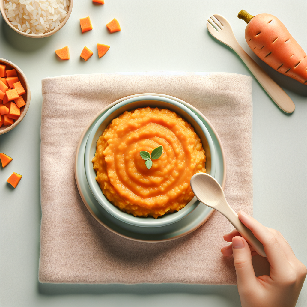 Turkey Sweet Potato Rice Purée