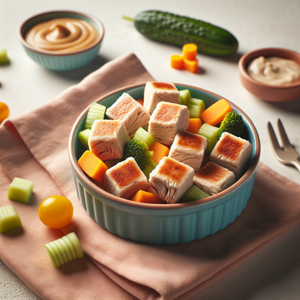 Turkey Veggie Balanced Cubes