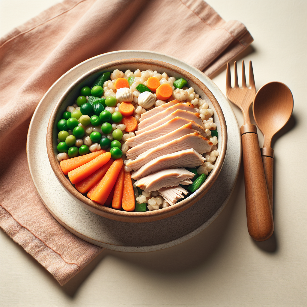 Turkey Veggie Barley Bowl