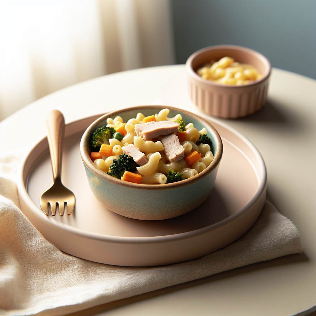 Turkey Veggie Mac and Cheese