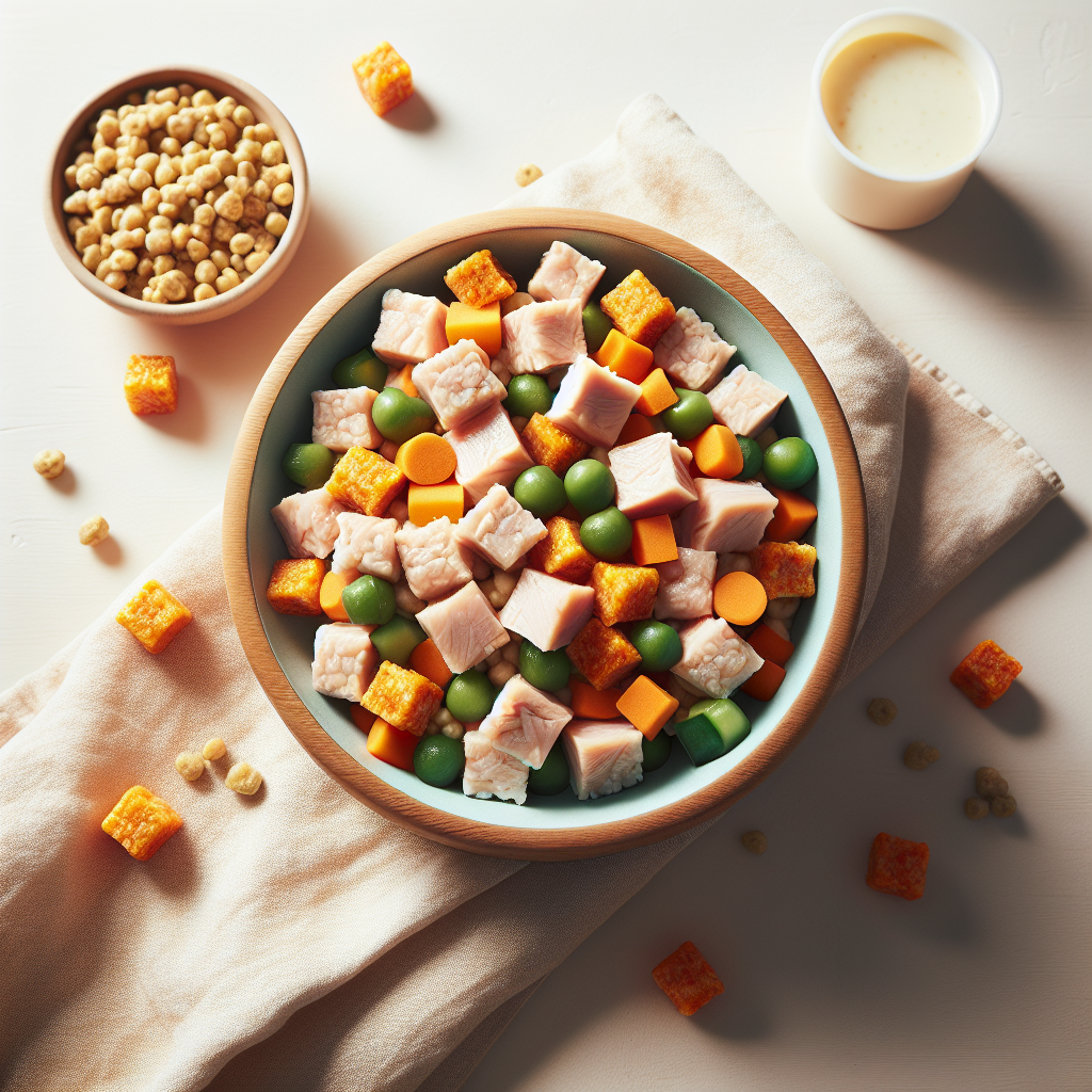 Turkey Veggie Mixed Grain Cubes