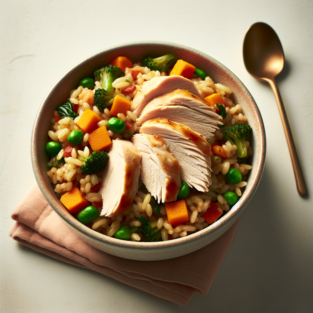 Turkey Veggie Mixed Grain Pilaf