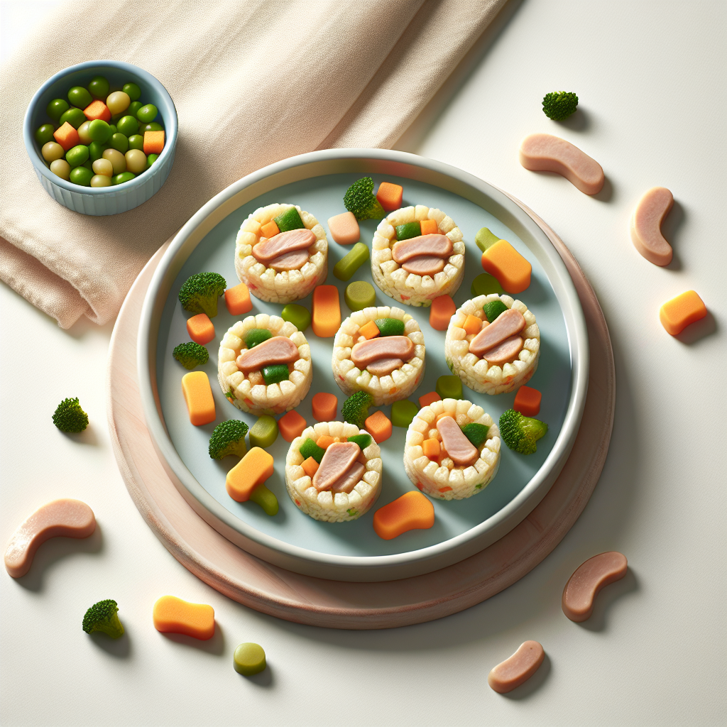 Turkey Veggie Rice Cakes