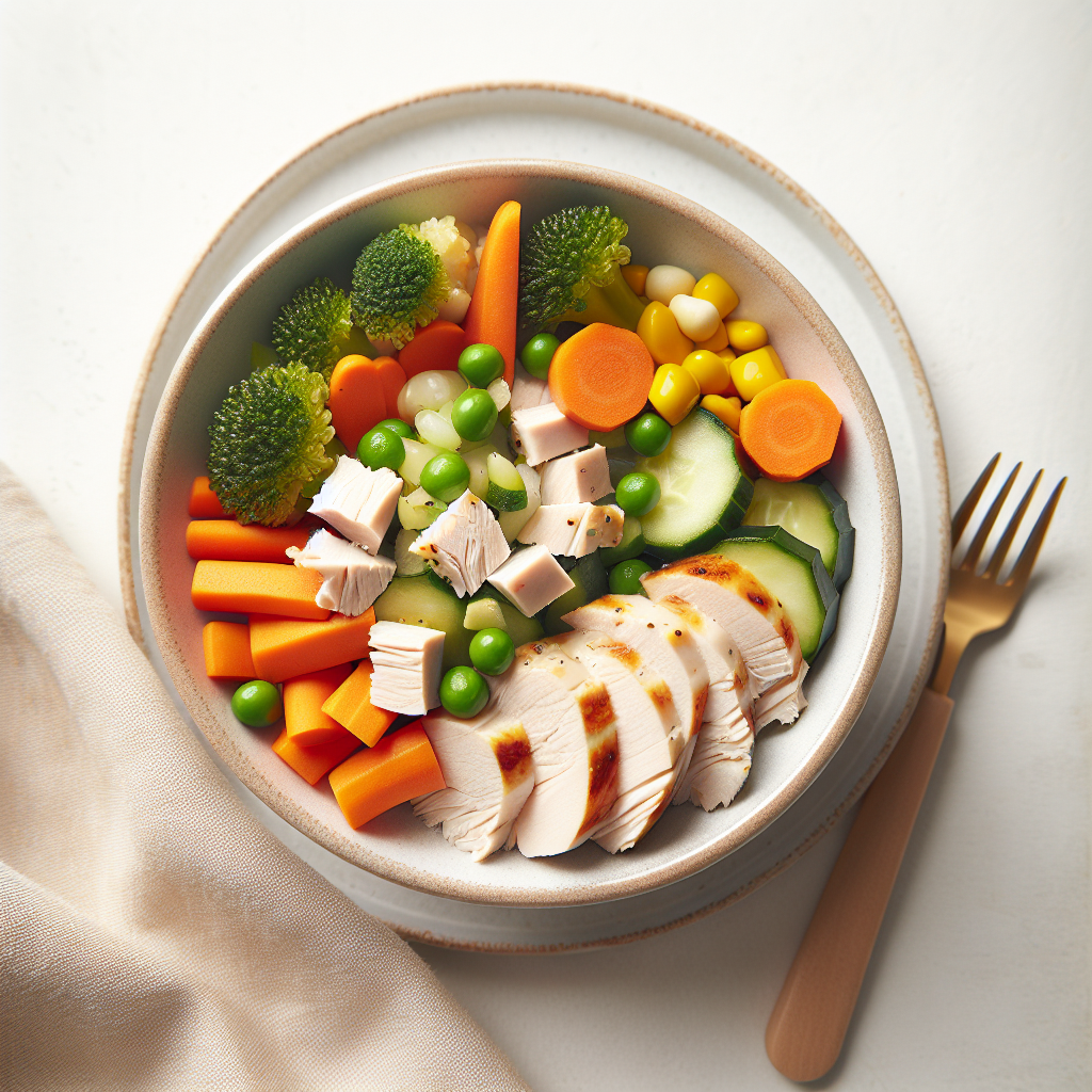 Turkey Veggie Toddler Bowl