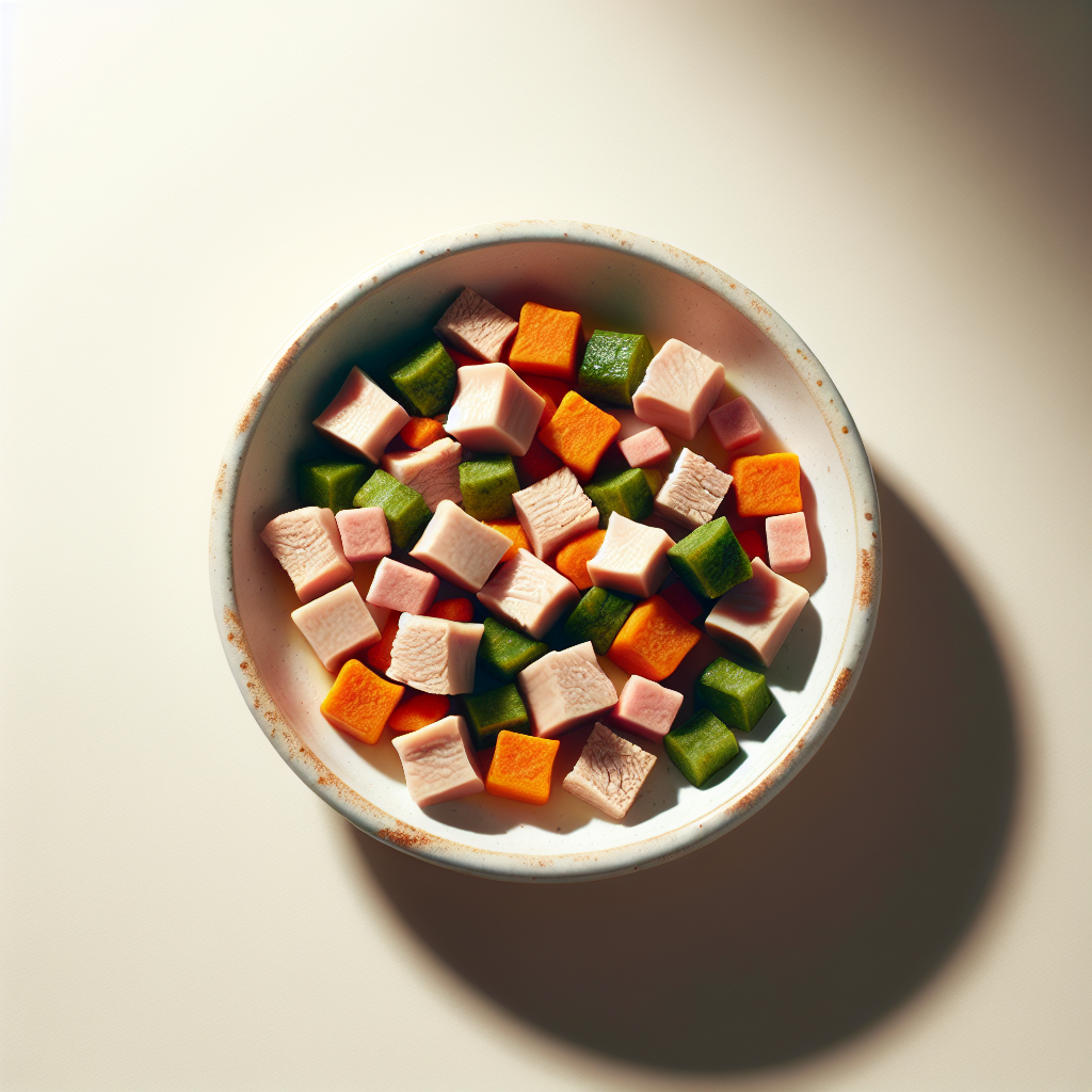 Turkey Veggie Toddler Cubes